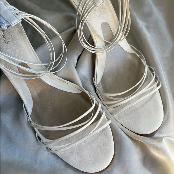 BCBGirls White Strappy Heels - Picture 3 of 8